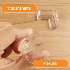 LELOX - 20pcs Transparente Protector Esquina Bebé