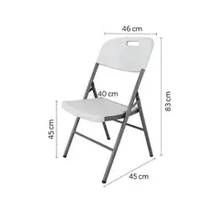 GENERICO - Silla Plegable Alta Resistencia Casa Jardin Eventos