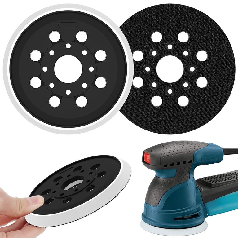 2 Plato Base Velcro Lijadora Compatible Para Bosch Gex125