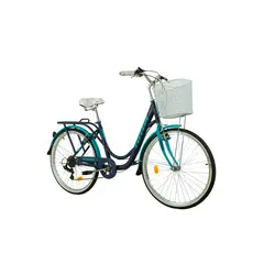 TOTEM - BICICLETA CITY DAMA ARO 26 AZUL CON CELESTE
