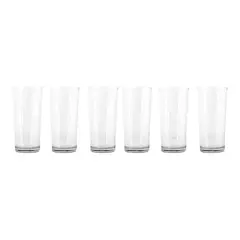ALLEGRA - Set 6 Vasos Milan Tragos Altos 255ml