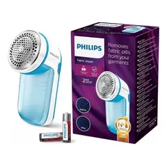 PHILIPS - Quita pelusas color Azul con blanco GC026