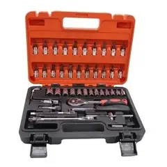 GENERICO - Juego de Llaves Dinamométricas con 46 Piezas y Estuche