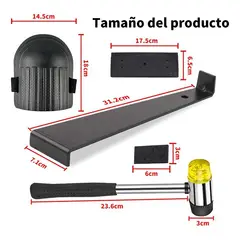 GENERICO - Kit Completo para Instalación de Piso Flotante Profesional