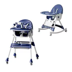 MUNDO ONLINE - Silla Comer Bebe Doble Altura Safe Baby Mecedora Reclinable