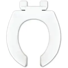 GENERICO - Asiento Redondo de Plástico Sin Tapa para Sanitarios