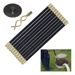GENERICO - Set de Varillas para Desagüe y Limpieza Eficaz 9M
