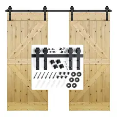 GENERICO - Riel Corredizo de Acero para Puertas de Granero 244m 150kg