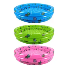 GENERICO - Piscina Inflable Redonda de 3 Anillos para Niños 120 cm