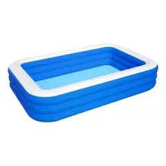 GENERICO - Piscina Inflable Rectangular con Alta Protección Solar 150x105