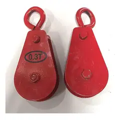 GENERICO - Juego de 2 Roldanas Resistente hasta 300 Kg de Carga