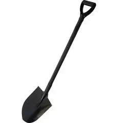 GENERICO - Pala de Punta Huevo con Mango Metálico Ideal para Jardín