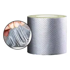 GENERICO - Cinta de Sellado Impermeable Butilo 100mm x 10m para Techos