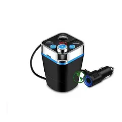 GENERICO - Transmisor FM Bluetooth con Carga Rápida y Manos Libres