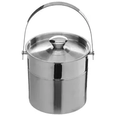 SECRET DE GOURMET - Hielera con Tapa de Acero Inoxidable 18cm