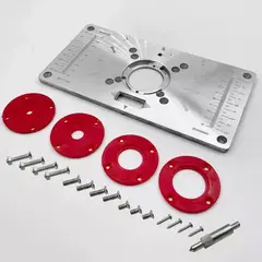 GENERICO - Placa de Inserción de Aluminio para Router Profesional