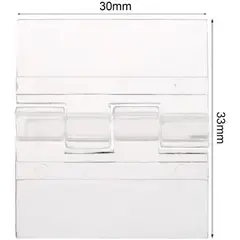 GENERICO - Bisagras de Acrílico Transparente para Proyectos Creativos