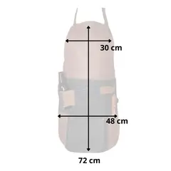 GENERICO - Pechera de Cuero Natural para Asados y Celebraciones