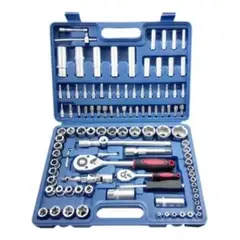 GENERICO - Juego de Llaves Tubos y Puntas Combinadas de 108 Piezas