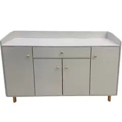 ANGELES DEL HOGAR - MUEBLE ORGANIZADOR MULTIFUNCIONAL PARA EL HOGAR EN COLOR BLANCO