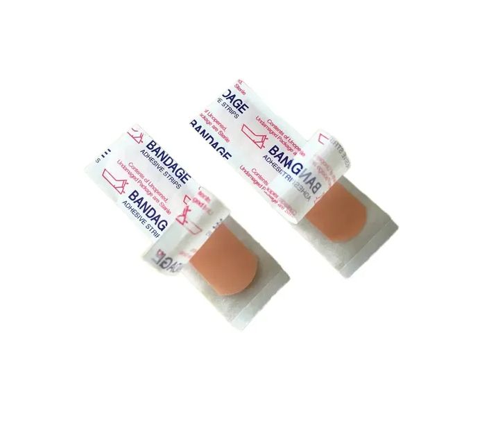 100 Curitas Banditas Adhesivas Tamaño 18mm X 70mm 1 Caja