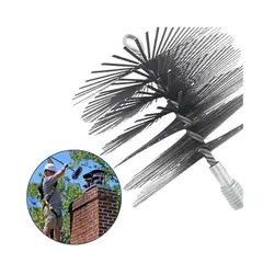 GENERICO - Escobilla Limpiador De Chimeneas De 6 Pulgada Redonda 14,7cm