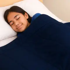 GLOWUP - Manta De Gravedad niños azul 1,4 kg 122x92 cm Manta de peso