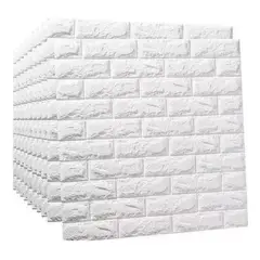 GENERICO - Láminas 3D Blancas para Decorar Espacios Interiores Pack 10