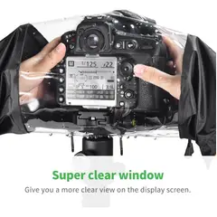 GENERICO - Funda Impermeable Ajustable para Cámaras DSLR y Lentes
