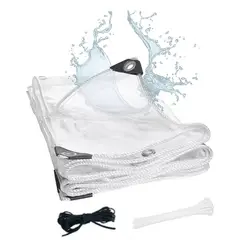 ATURE - Cortina Pvc Roller Cierre De Terraza Transparente 3m × 2m