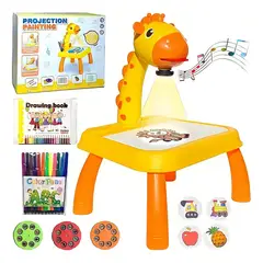 LISM - Juguete Niños Mesa De Dibujos Con Proyector Infantil Color