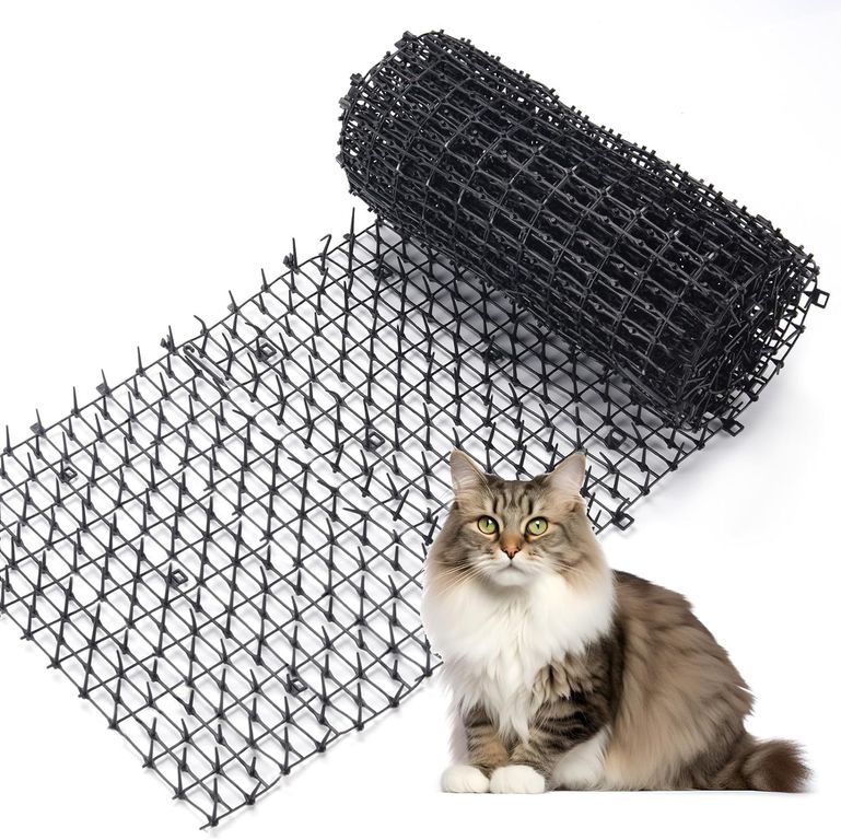 Alfombrilla Antigatos Repelente De Perros Estera Con Púas 2m