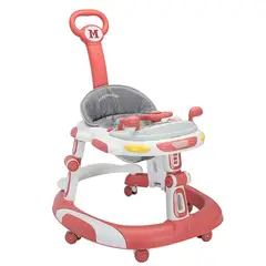 MON PETIT - Andador Caminadora Bebe Plegable Autito con Sonido Fucsia