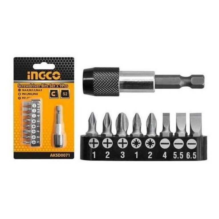 Adaptador De Puntas 9pzs Imantado Con Puntas