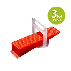 DALI - Espaciadores Niveladores Cerámica 3mm 100 und