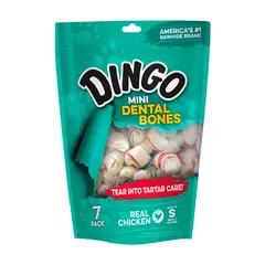 DINGO - Snack Mini Huesos Dentales Perro 7 Und