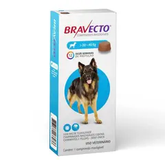 BRAVECTO - 12 Semanas Perro 20 a 40Kg