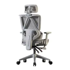 MUNDO MAGIA - Silla De Escritorio Últra Premium Gris Adaptable Reclinable