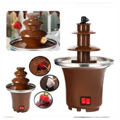 GENERICO - Mini Fuente Cascada de Chocolate Para Decoración de Mesa