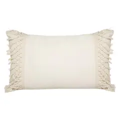 ATMOSPHERA - Cojin Macrame Algodón Marfil 30 X 50 cm