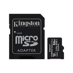 KINGSTON - Tarjeta De Memoria Sdcs264gb Con Adaptador Sd 64gb