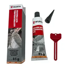 WURTH - Silicona De Alta Temperatura Pro 85gr Gris