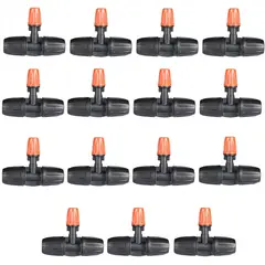 KUANGYE - 15 Boquillas De Nebulización De Riego Incluye T Conexión