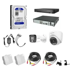 HIKVISION - Kit 2 cámaras de seguridad autoinstalable