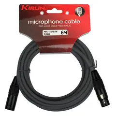 KIRLIN - Cable Microfono 6 Mts MPC-470PB-6