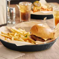 GENERICO - CANASTILLO RODONDO POLIPROPILENO NEGRO 227XH3 CM