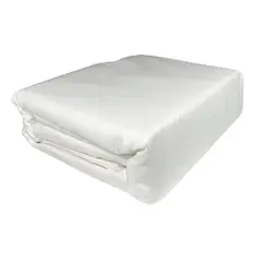 ZAHR - Juego de Sábanas Marina Lisa Blanco