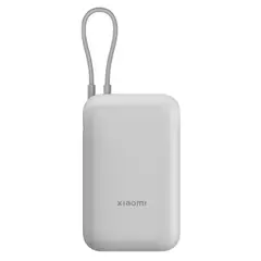 XIAOMI - Powerbank 22.5W 20000 Mah Cabe integrado Color Gris
