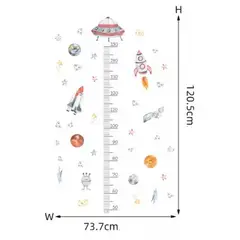 CREA TALLER - Coete medida de crecimiento vinilo deco muro dormitorio infantil