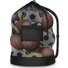 KUANGYE - Balonera Saco Bolso Malla Traslado De Balones Porta 101x76